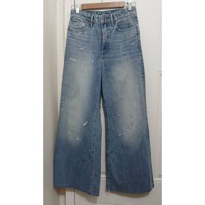G star raw womens size 27 DECK ULTRA HIGH wide leg light was jeans pants